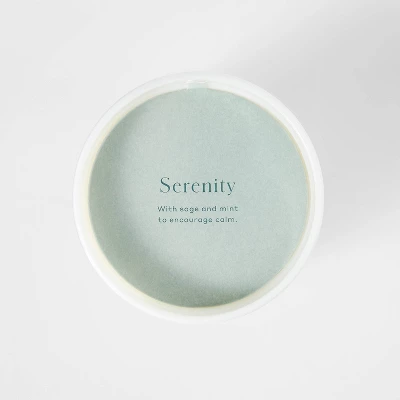Serenity Core Frosted Glass Candle White - Casaluna™ 4 Serenity Core Frosted Glass Candle White - Casaluna™ - Image 2