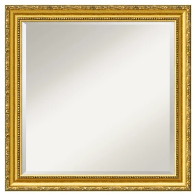 Colonial Embossed Gold Framed Wall Mirror - Amanti Art 3 Colonial Embossed Gold Framed Wall Mirror - Amanti Art