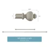 1-Inch Curtain Rod- Decorative Modern Urn Finials & Hardware- For Home Decor In Bedroom, Living Room & Kitchen, 48-84-Inch By Lavish Home (Gray) -Home Decor Store GUEST 00d0d171 8bb2 4255 a683 bc148e66b05a