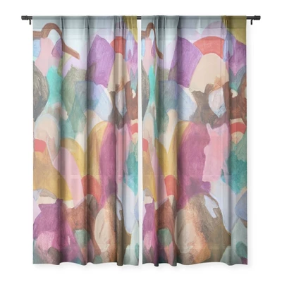 Laura Fedorowicz Beauty In The Connections Single Panel Sheer Window Curtain - Deny Designs 4 Laura Fedorowicz Beauty In The Connections Single Panel Sheer Window Curtain - Deny Designs - Image 2