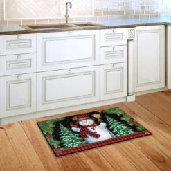 Red Checkered Snowman Winter Christmas Doormat 30" X 18" Indoor Outdoor Briarwood Lane -Home Decor Store GUEST 058eb087 9600 4577 a6a1 05275a9c6fd4