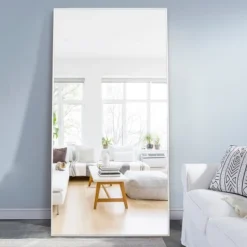 Caroline 71"H*31.5" W Oversized Full Length Metal Framed Leaning Floor Mirrors-The Pop Home -Home Decor Store GUEST 05cf2264 61fc 4d69 b856 8426200ab45e