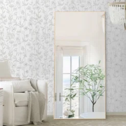 Caroline 71"H*31.5" W Oversized Full Length Metal Framed Leaning Floor Mirrors-The Pop Home -Home Decor Store GUEST 06223505 b9ec 4ede b620 45dfcbaee1bb