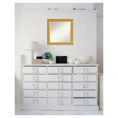 Colonial Embossed Gold Framed Wall Mirror - Amanti Art 7 Colonial Embossed Gold Framed Wall Mirror - Amanti Art - Image 5