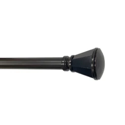 Decorative Drapery Single Rod Set With Trumpet Finials Oil Rubbed Bronze - Lumi Home Furnishings -Home Decor Store GUEST 07f46b47 4d4d 476f aa19 7cdd9713361b