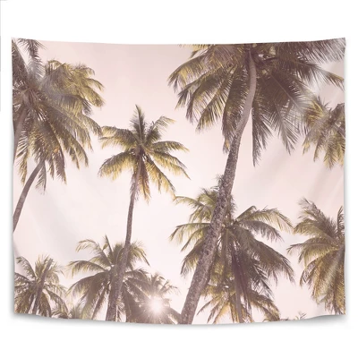Blush Palms By Sisi And Seb Wall Tapestry 5 Blush Palms By Sisi And Seb Wall Tapestry - Image 3