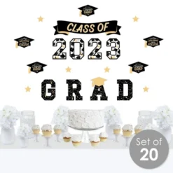 Big Dot Of Happiness Hello College Class Of 2023 Graduation Party Wall Decals Set Of 20