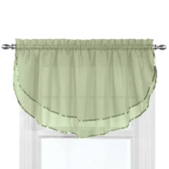Collections Etc Elegance Sheer Ascot Window Valance, Allows Light To Enter While Maintaining Privacy - Decorative Accent For Any Room In -Home Decor Store GUEST 12958254 ad67 4c63 ba3d 6a4cf16a8c1a