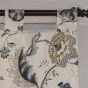 Ophelia Tab Valance All Season 4" Tab Valance 45" X 15" Iris Blue By RLF Home