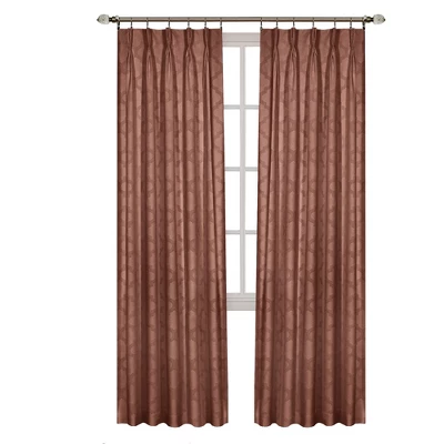 Kate Aurora 2 Pack Windsor Pinch Pleat/Rod Pocket/Back Tab Quatrefoil Window Curtain Panels 4 Kate Aurora 2 Pack Windsor Pinch Pleat/Rod Pocket/Back Tab Quatrefoil Window Curtain Panels - Image 2
