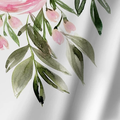 Watercolor Ranunculus In Pink By Blursbyai Wall Tapestry - Americanflat 4 Watercolor Ranunculus In Pink By Blursbyai Wall Tapestry - Americanflat - Image 2