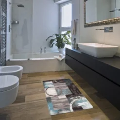 World Rug Gallery Contemporary Abstract Circles Anti Fatigue Standing Mat -Home Decor Store GUEST 16cbb584 92bf 44e4 aee2 57153d1d8b02