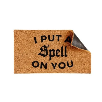 Evergreen 16 X 28 Halloween Greeting Coir Mat, I Put A Spell On You For Indoor And Outdoor Decor 7 Evergreen 16 X 28 Halloween Greeting Coir Mat, I Put A Spell On You For Indoor And Outdoor Decor - Image 5