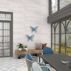 Eclectic Butterfly Wall Decor Silver - Olivia & May