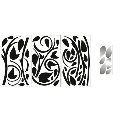 Foil Tree Branch Peel And Stick Wall Decal - RoomMates 4 Foil Tree Branch Peel And Stick Wall Decal - RoomMates - Image 2