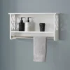 Coventry Bath Shelf With Two Towel Rods White - Alaterre Furniture 1 Coventry Bath Shelf With Two Towel Rods White - Alaterre Furniture -Home Decor Store GUEST 1afb7d82 0c7c 4495 996f 64ab20cbb0fe