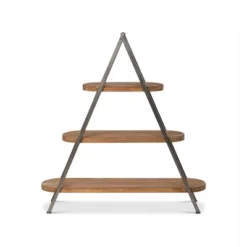 Park Hill Collection 3-Tiered Wooden Display Shelf