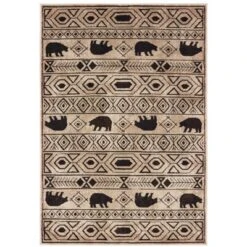 Weston Geometric Impressions Area Rug Ivory/Black - Captiv8e Designs 11 Weston Geometric Impressions Area Rug Ivory/Black - Captiv8e Designs -Home Decor Store GUEST 1b491a3a 7167 49be 8fe3 429bd941681f