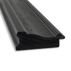 34" X 28" Non-Beveled Shipwreck Black Wall Mirror - Amanti Art