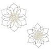 Set Of 2 Metal Floral Wall Decors Black - Olivia & May -Home Decor Store GUEST 1bfe0af2 6d33 41be b4be aace60ec407e