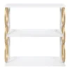 28" X 8" X 31" Ring Wooden 3-Tier Shelf White - Kate & Laurel All Things Decor -Home Decor Store GUEST 1eacdf39 8872 4e38 a3bd 276c93680ea8