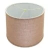 ALUCSET LLA-S1908 Soft Linen Burlap Drum Lampshades W/ Harp Support & Spider Mode Installation For Table Lamps And Floor Lights, Set Of 2, Light Brown -Home Decor Store GUEST 1fbe0df0 3a62 4050 81f3 d6c0a8f3c058