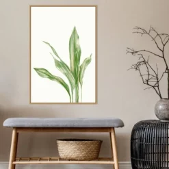 22" X 33" Cast Iron Plant II By And Slyp Errico Framed Canvas Wall Art Light Brown - Amanti Art -Home Decor Store GUEST 1fcf2c43 403c 4b8b 9cc8 387ef778a949