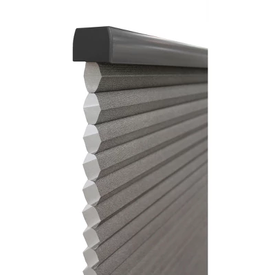 Linen Avenue Cordless Cellular Light Filtering Shade, Dark Grey 4 Linen Avenue Cordless Cellular Light Filtering Shade, Dark Grey - Image 2