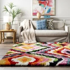 NuLOOM Handmade Carnival Abbey Shaggy Area Rug 18 NuLOOM Handmade Carnival Abbey Shaggy Area Rug -Home Decor Store GUEST 2060f8b0 e714 4e24 816d f888148e9092