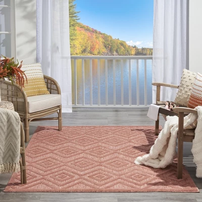 Nourison Versatile Solid Diamond Outdoor Rug 8 Nourison Versatile Solid Diamond Outdoor Rug - Image 6