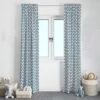Bacati - Grey/Aqua Triangles Boys Cotton Printed Single Window Curtain Panel -Home Decor Store GUEST 20f3b1bf 7ed4 4172 a99a 749bb2dd972c