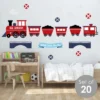 Big Dot Of Happiness Railroad Party Crossing - Peel And Stick Train Nursery And Kids Room Vinyl Wall Art Stickers - Wall Decals - Set Of 20 -Home Decor Store GUEST 2241a3b0 f815 400c aeac 4b43fa396d5c