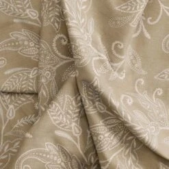 Ellis Curtain Lexington Leaf Pattern On Colored Ground Curtain Tiers Tan -Home Decor Store GUEST 226d54f4 3b0e 4241 bd94 3c85d32d4283
