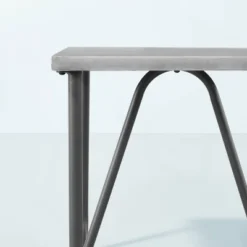 Square Faux Concrete & Metal Outdoor Accent Table - Dark Gray - Hearth & Hand™ With Magnolia 10 Square Faux Concrete & Metal Outdoor Accent Table - Dark Gray - Hearth & Hand™ With Magnolia -Home Decor Store GUEST 234f4392 fe36 4bcf b888 6303fd752d96