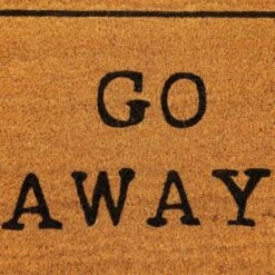 Juvale Go Away Doormat, Funny Front Door Welcome Mat For Outdoor Porch Or Patio, Natural Coco Coir, 17 X 30 In -Home Decor Store GUEST 23bda48f 7d89 4aa3 9be7 8b8f92f2cd0c