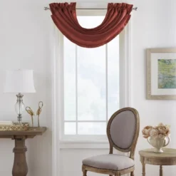 Versailles Faux Silk Waterfall Window Valance - 52" X 36"- Elrene Home Fashions -Home Decor Store GUEST 245cafbb 6560 4b89 9b8b dbbf30d4ef38