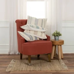 14"x26" Oversize Modern Farmhouse Craft Lumbar Throw Pillow Teal Blue - Rizzy Home -Home Decor Store GUEST 25407b74 11f4 49af b401 39c86ac7d77d