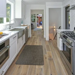 World Rug Gallery Textured Beige Anti-fatigue Mat -Home Decor Store GUEST 2547bc64 853e 4034 96f9 d949b8cf26e0