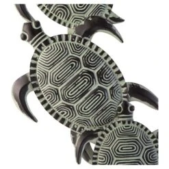 Sea Turtle Wall Art - Hand-Painted Greens - Aiden Lane -Home Decor Store GUEST 255df331 6d7a 48b9 8752 9d571830e8a9