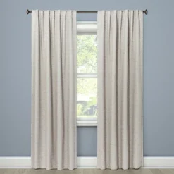 1pc Blackout Doral Window Curtain Panel Cream - Project 62™ -Home Decor Store GUEST 271584f6 fc16 4422 a313 52e0eb6cd363