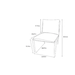 2pk Cushioned Metal Outdoor Club Chair Set - Cream/Black - Hearth & Hand™ With Magnolia -Home Decor Store GUEST 28e90068 781e 45ab 8d61 19f2c3088512