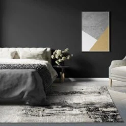 Luxe Weavers Distressed Abstract Area Rug, Non-Shedding Carpet -Home Decor Store GUEST 2ae380d9 8e7c 4498 99d6 a462ad522bdb