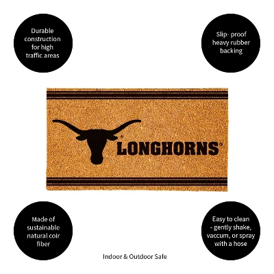 Evergreen University Of Texas Logo Turf Mat, Brown- 28 X 16 Inches Indoor Outdoor Doormat 5 Evergreen University Of Texas Logo Turf Mat, Brown- 28 X 16 Inches Indoor Outdoor Doormat - Image 3