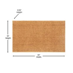 Emma And Oliver Weather Resistant Coir Doormat With Anti-Slip Rubber Backing For Indoor/Outdoor Use -Home Decor Store GUEST 2d5052b1 60f0 4f30 9a86 b3e5a2624fd7