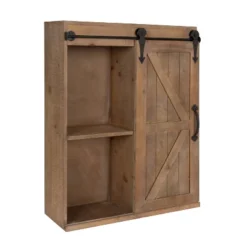 Decorative Wall Storage Cabinet With Sliding Barn Door Rustic Brown - Kate & Laurel All Things Decor 15 Decorative Wall Storage Cabinet With Sliding Barn Door Rustic Brown - Kate & Laurel All Things Decor -Home Decor Store GUEST 2df2450d b415 4c69 9ffa d7edec3d23d5
