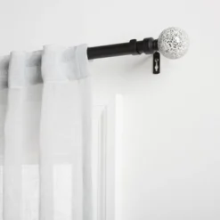 Exclusive Home White Mosaic 1" Curtain Rod And Coordinating Finial Set -Home Decor Store GUEST 2e4d7743 8f8e 43cd ba1f ea686f386805