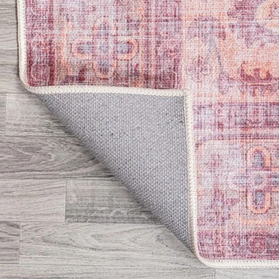 Alacati Ogee Medallion Machine-Washable Area Rug - JONATHAN Y 4 Alacati Ogee Medallion Machine-Washable Area Rug - JONATHAN Y - Image 2