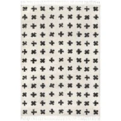NuLOOM Fatima Cross Cozy Shag Tassel Area Rug -Home Decor Store GUEST 2f5d1942 998e 403d 9821 ad478eaf405f