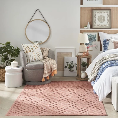 Nourison Versatile Solid Diamond Outdoor Rug 11 Nourison Versatile Solid Diamond Outdoor Rug - Image 9