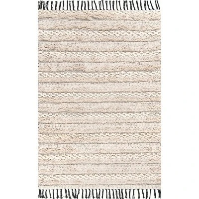 NuLOOM Handmade Emerita Tassel Shag Area Rug 9 NuLOOM Handmade Emerita Tassel Shag Area Rug - Image 7